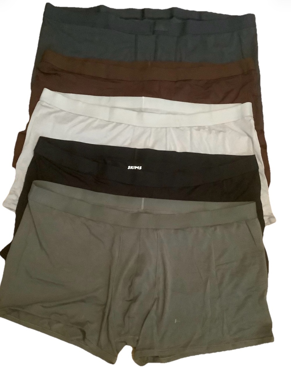 Lot 5 pcs SKIMS Men's Boxer Briefs Multi-Color NWOT )